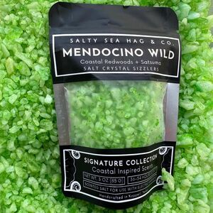 Mendocino Wild Salt Crystal Sizzlers | Coastal Redwoods + Satsuma Scent